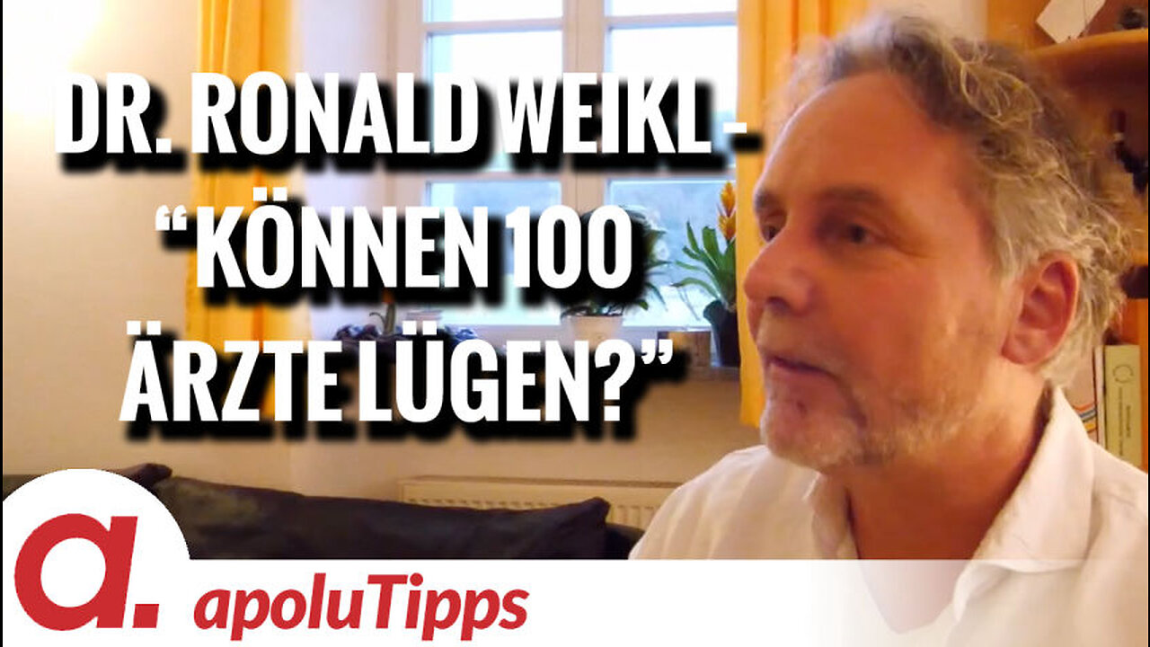 Interview mit Dr. Ronald Weikl – “Können 100 Ärzte lügen?”