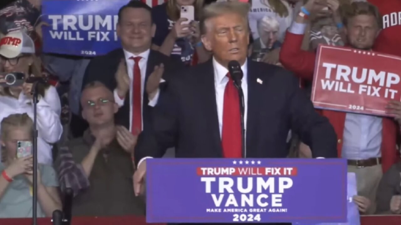 LIVE ~ President Donald Trump Speaks at a Rally in Salem, Virginia ~ November 2 2024