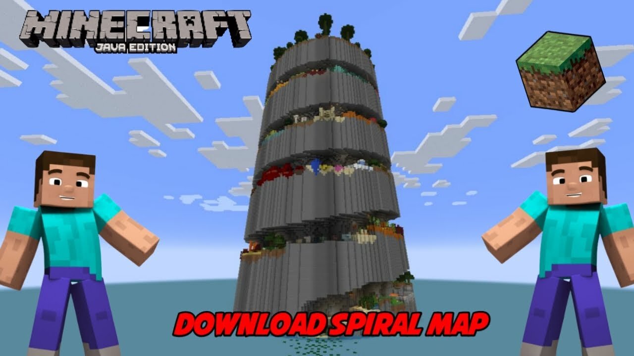 HOW TO DOWNLOAD SPIRAL PARKOUR MAP IN TLAUNCHER MINECRAFT