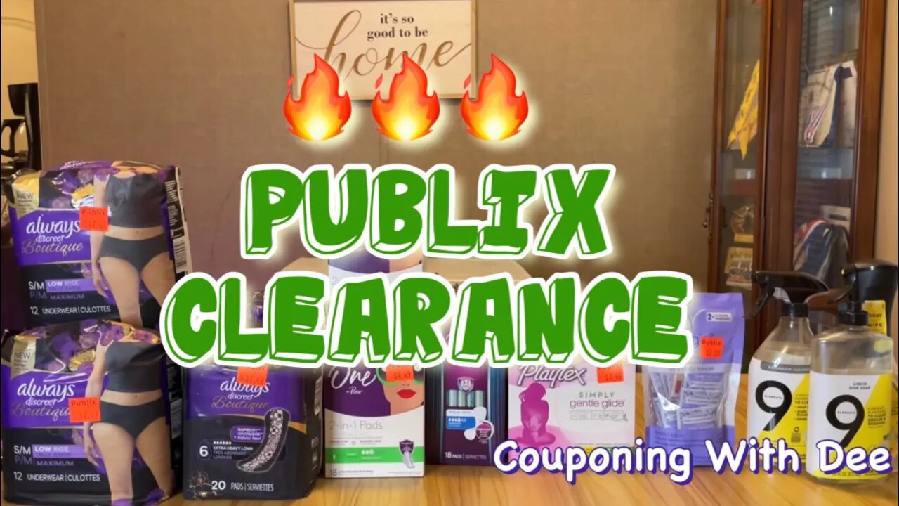 Publix Clearance & 9 Elements #couponingwithdee #publix