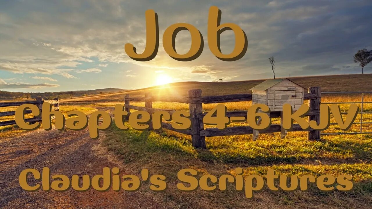 The Bible Series Bible Book Job Chapters 4-6 Audio