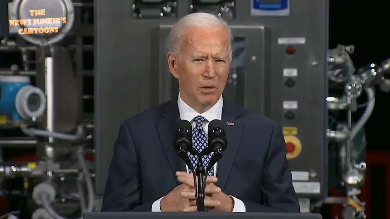 Biden takes credit for vaccine distribution.