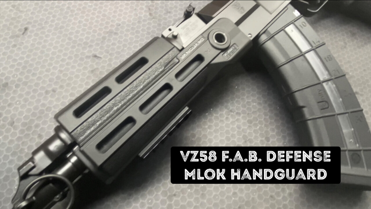 VZ58 F.A.B. Defense Mlok handguard installation