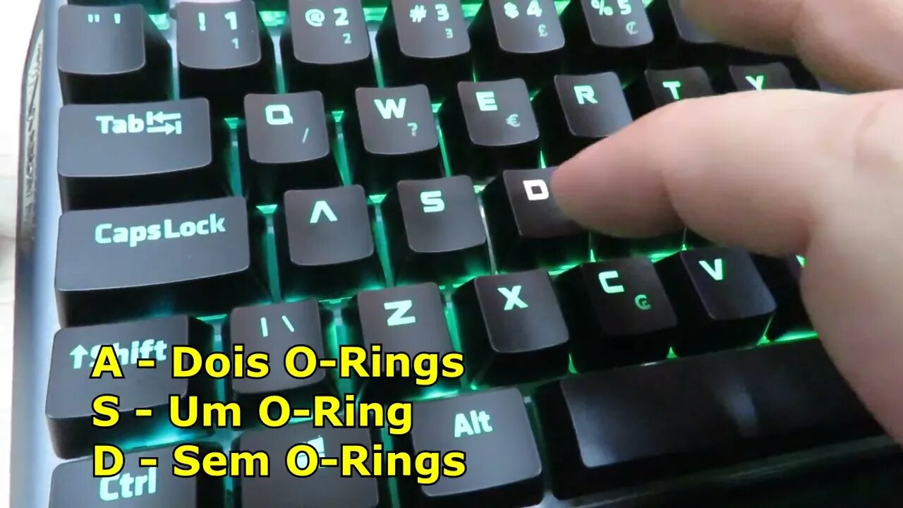 2x Anel O-Ring para Teclado Mecânico 120 peças Transparente Postagem em menos de 24 horas úteis