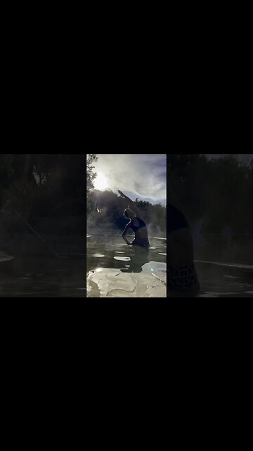 Natural Hot Springs a sublime #yogapractice #yoga