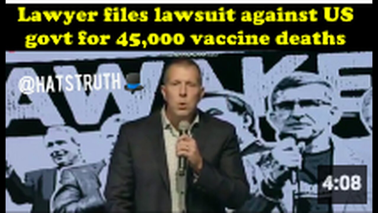 Lawyer files lawsuit against US government for 45,000 vaccine deaths