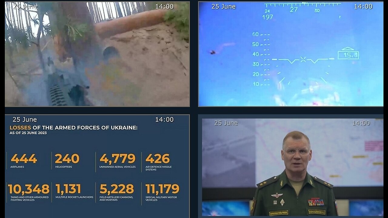 25.06.23 ⚡️ Russian Defence Ministry report on the progress of the deNAZIficationMilitaryQperationZ