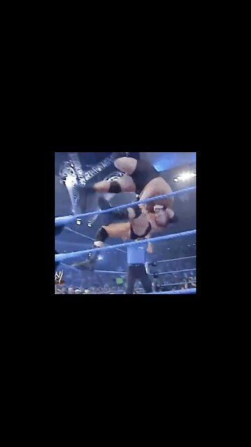 wwe brock lesnar suplex big show off the top rope ring collapses