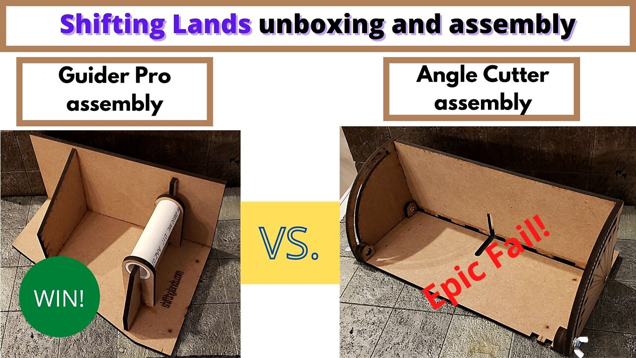 Shifting Lands Guider Pro and Angle Cutter unboxing and assembly