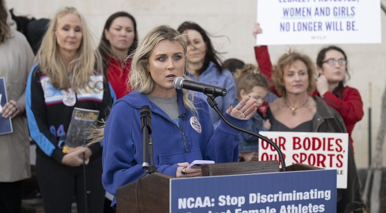 Riley Gaines Tells Tucker She's Taking Action Against People Who Assaulted Her, 'I Will
