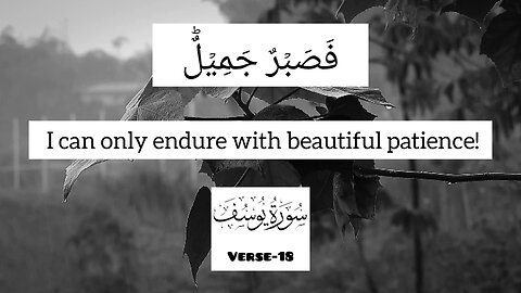 Surah Yousuf,Verse-18💕