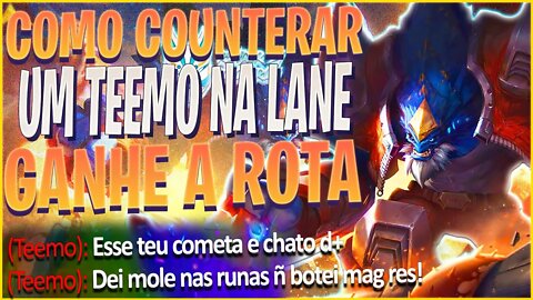 COMO COUNTERAR UM TEEMO FICAR FORTE NA LANE E GANHAR O JOGO COMO JOGAR DE MALPHITE NO TOP