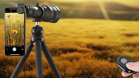 Professional Phone Camera Lens Telescope with Tripod RC