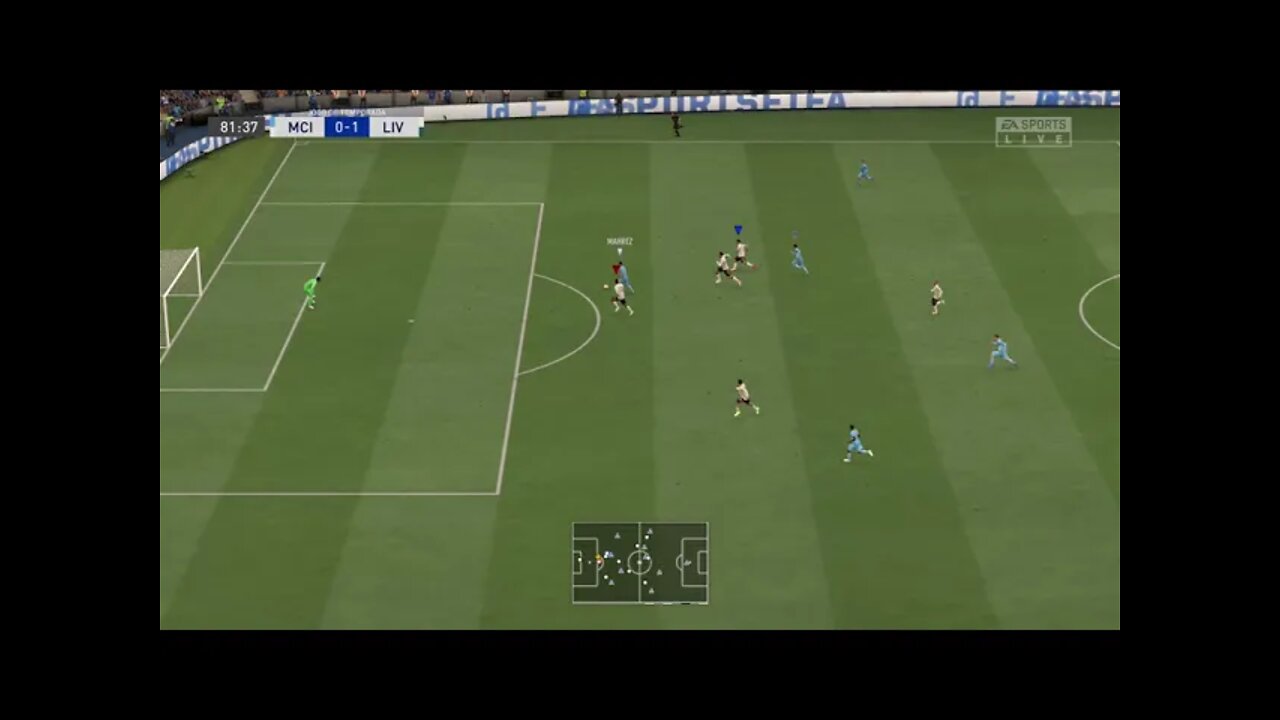 Manchester City 1 x 1 Liverpool - Mahrez - Fifa 22 - CO-OP - 26/02/2022