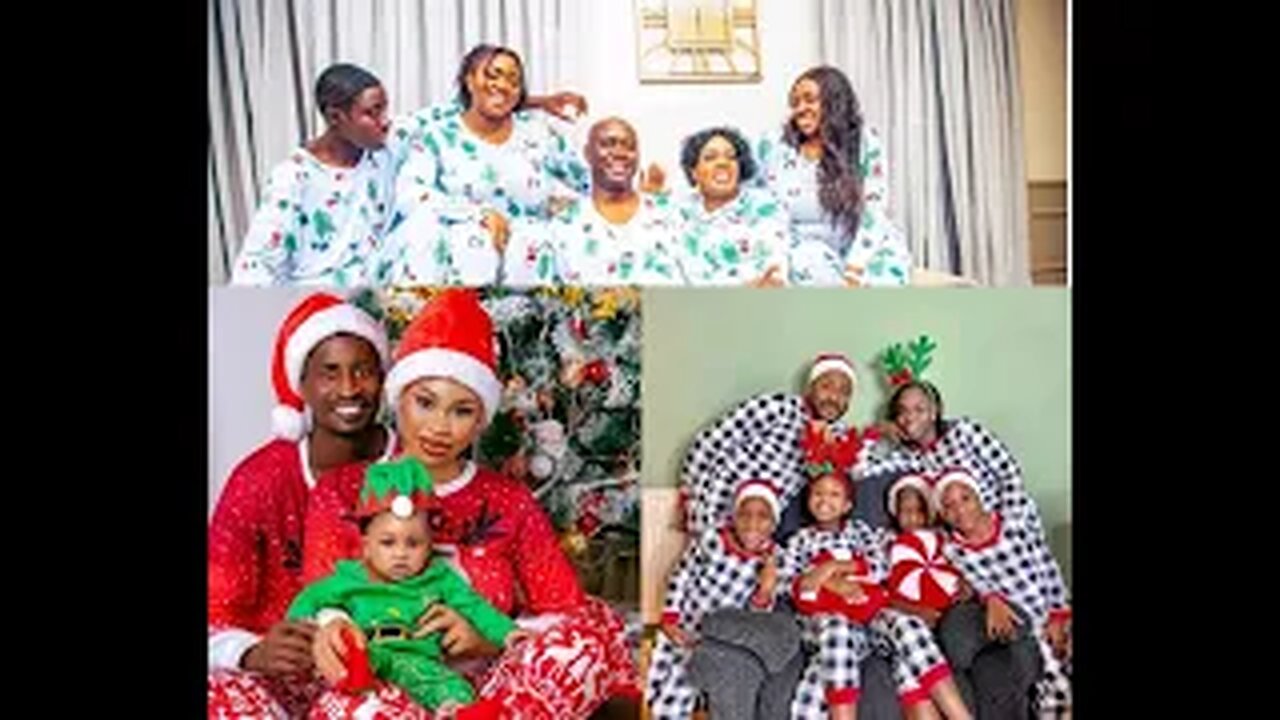 Fabulous Celebrities Christmas Matching Outfits