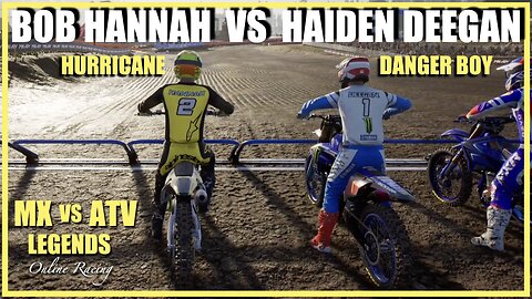 Haiden Deegan vs Bob Hannah MX vs ATV Legends Online Racing