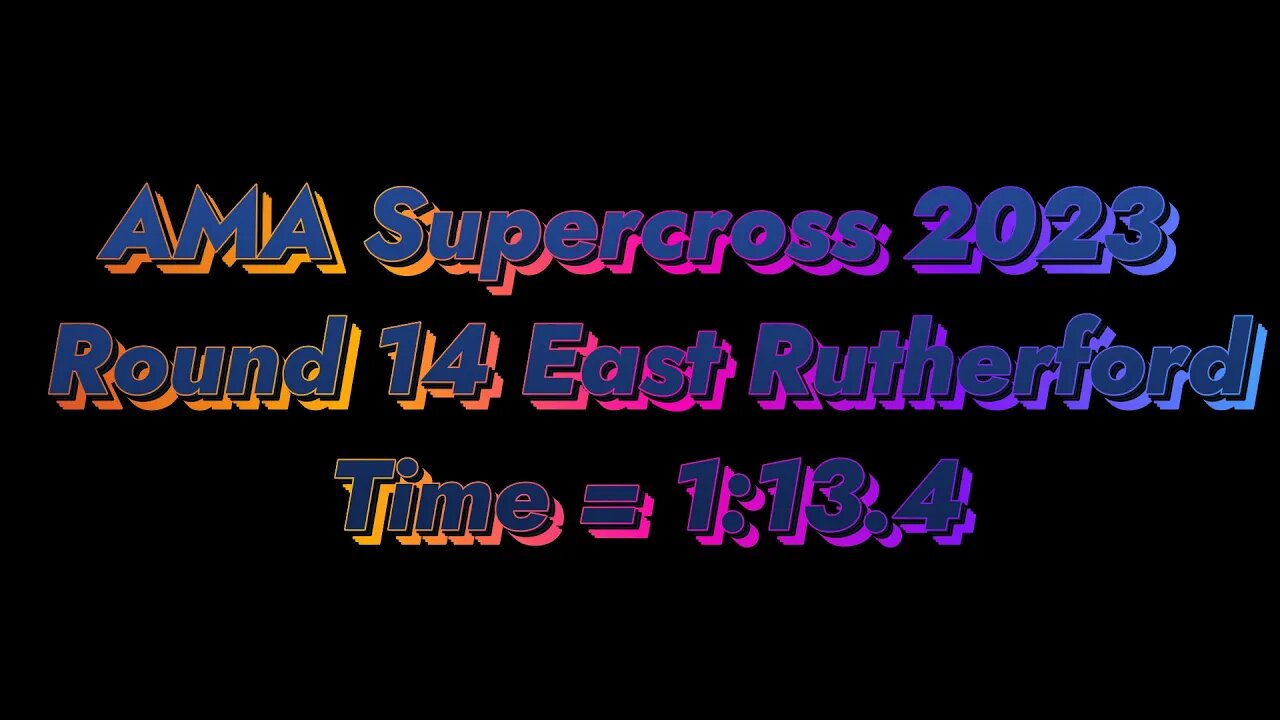 Mx Simulator AMA Supercross 2023 Round 14 East Rutherford