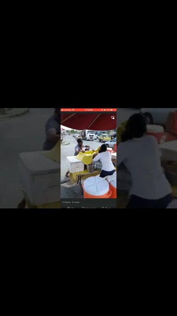 Indians at war 😳 leave them be | Its in there nature | Doubles stand marabella Trinidad #shorts.