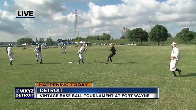 Jennifer Ann Wilson plays vintage base ball