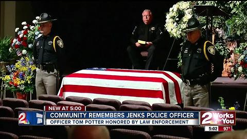 Community remembers Jenks officer