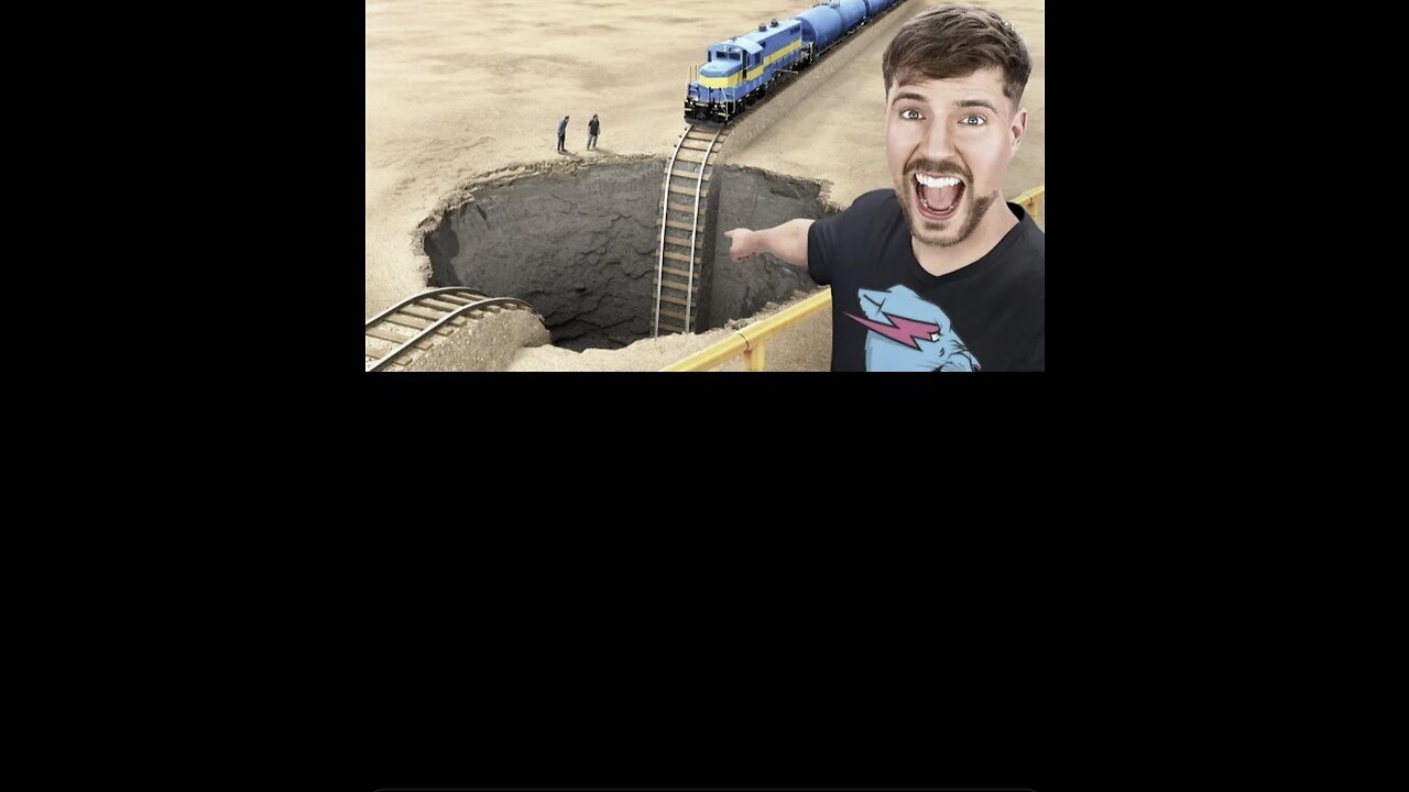 Train vs Giant Pit
