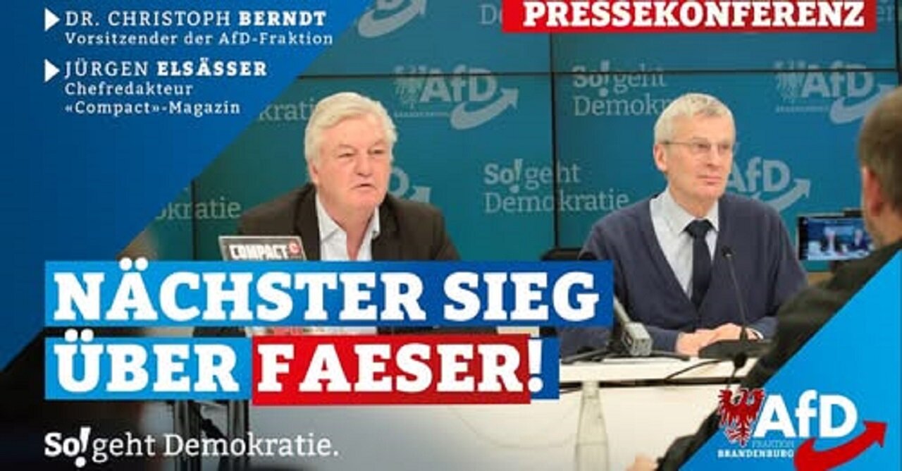 Nächster Sieg von Compact gegen linksradikale Antifa SPD Stasi Faeser!