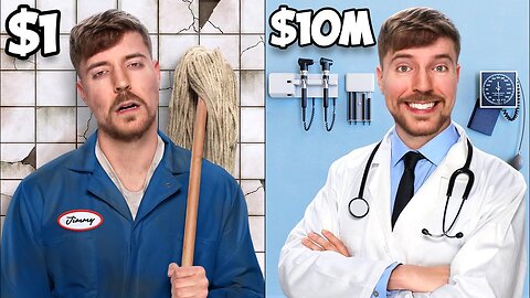 Reacting to Mr Beast's "$1 vs $10,000,000 Job!" Video!!