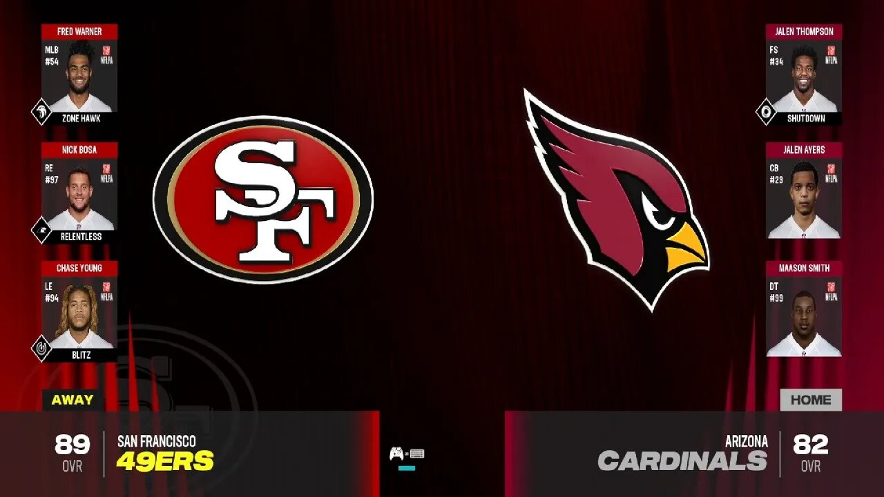 Madden 24 Year 2026 Game 4 49ers Vs Cardinals