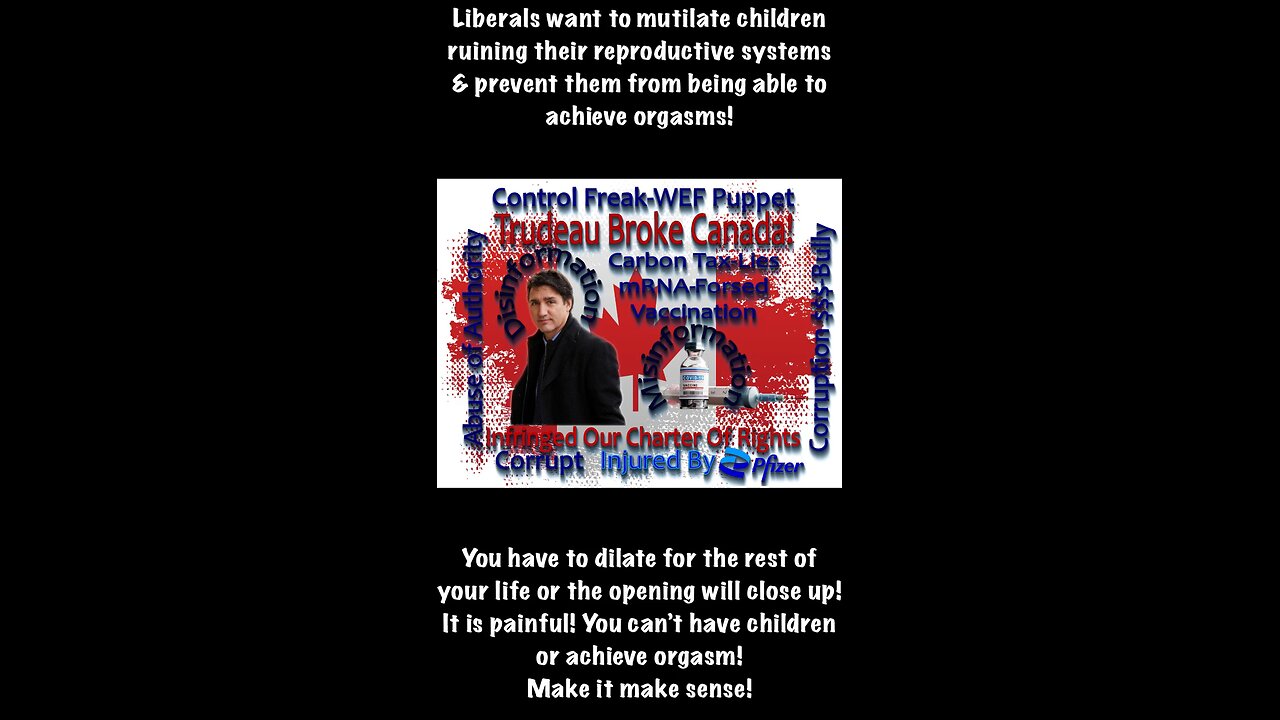 Liberals Want To Mutilate Children!