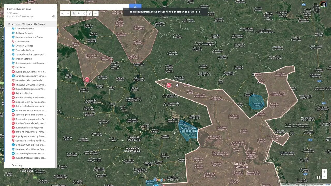 [ Donbass Front ] Major Russian advances in North-eastern Ukraine