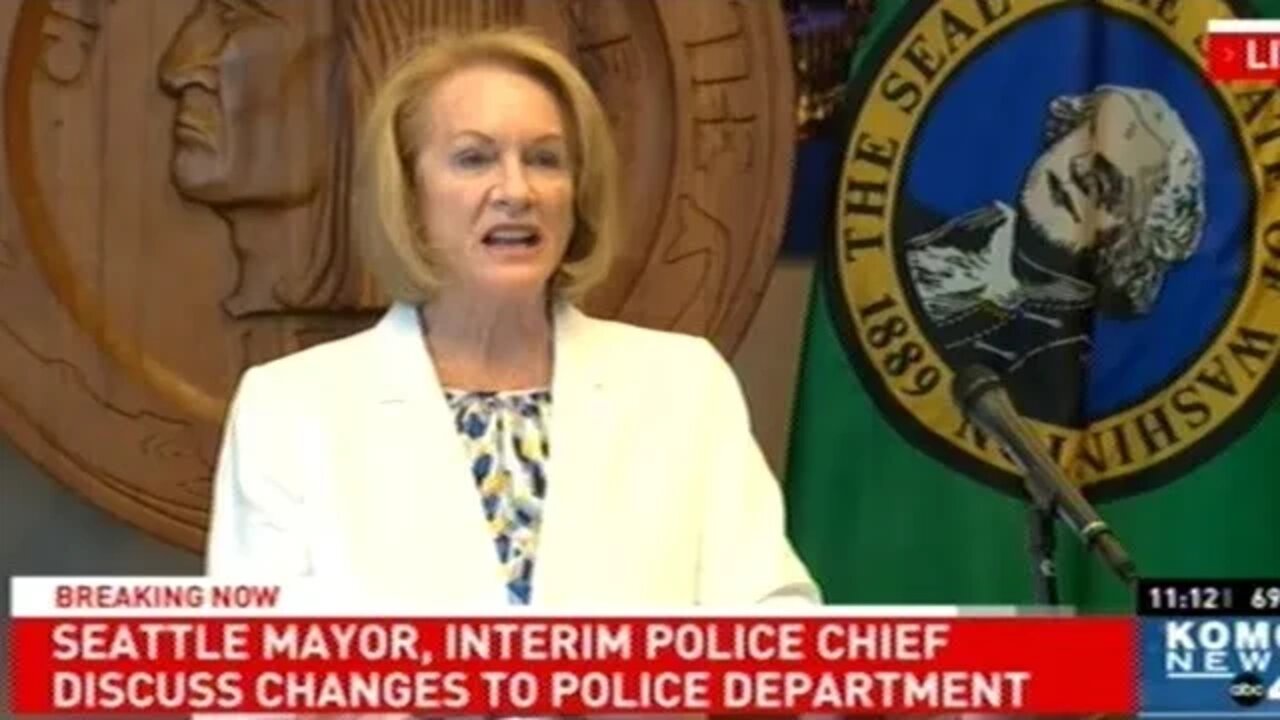 Seattle's Mayor And Interim Police Chief Press Conference On Changes To Policing In Seattle