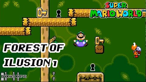 Forest of Illusion 1 | Secret and Regular Exit | Super Mario World