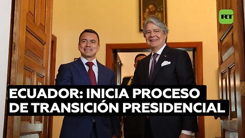 Guillermo Lasso y Daniel Noboa se reúnen para iniciar proceso de transición en Ecuador