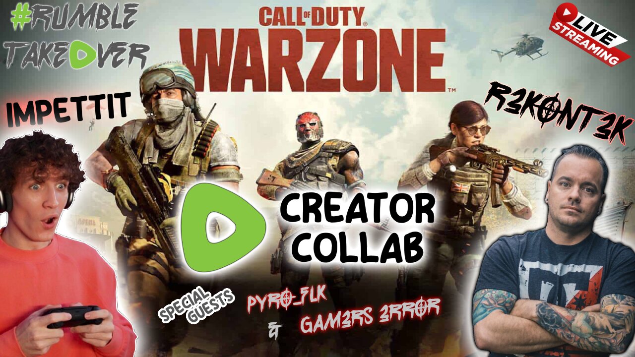 📺Creator Collab | Bringing the Hype to Warzone™ 2.0 with @ImPettit and the Rumble Boyz✅