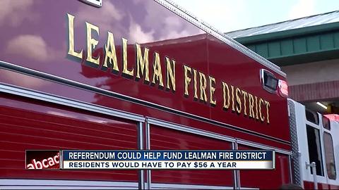 Fire district hopes residents approve flat fee