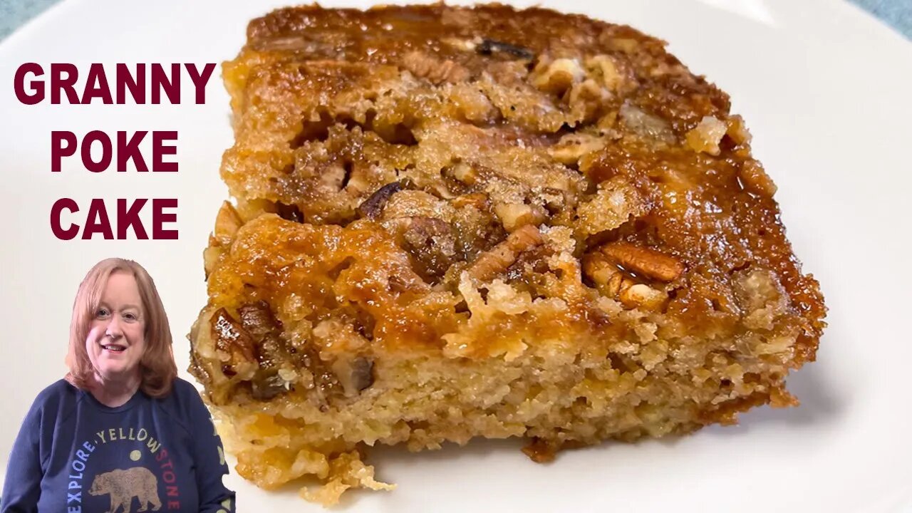 GRANNY POKE CAKE, Perfect for Mom's Birthday Cake