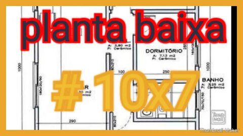 planta baixa 10x7