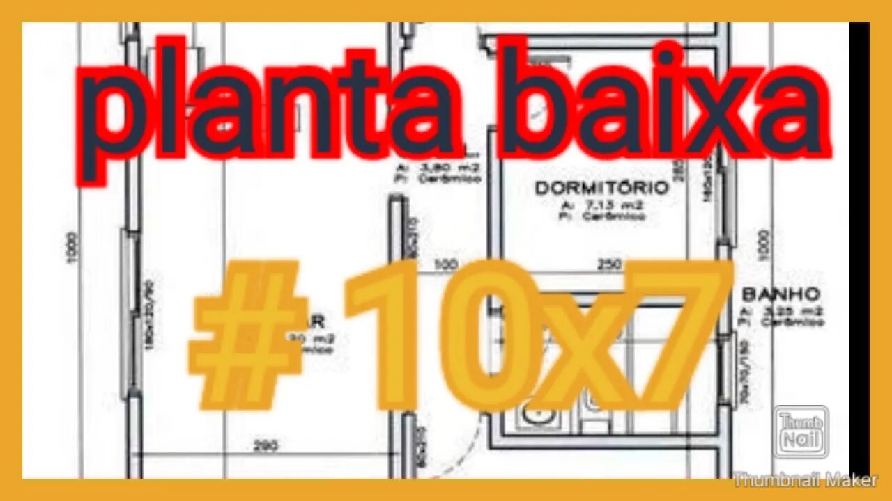 planta baixa 10x7