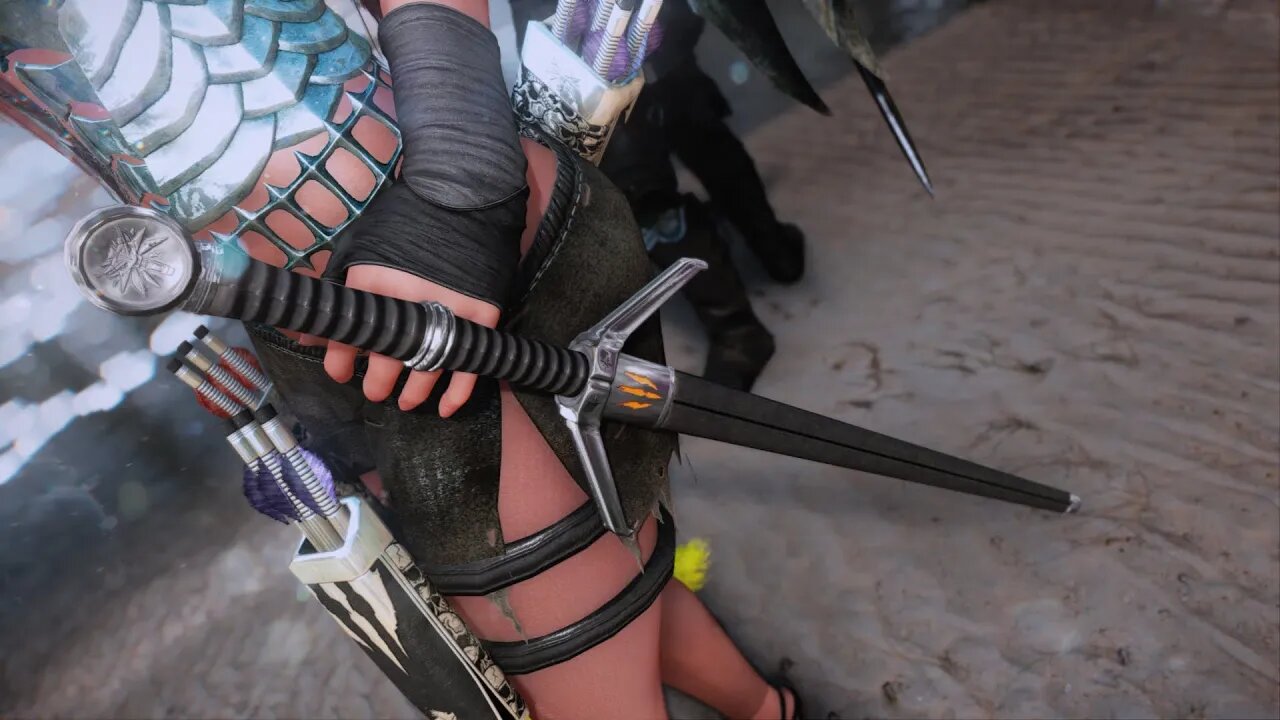 Skyrim DX Witcher Swords LE/SE