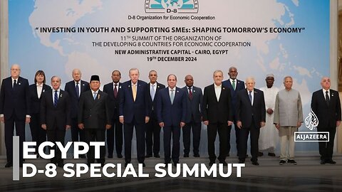 Egypt hosts Iranian and Turkish leaders for D-8 summit