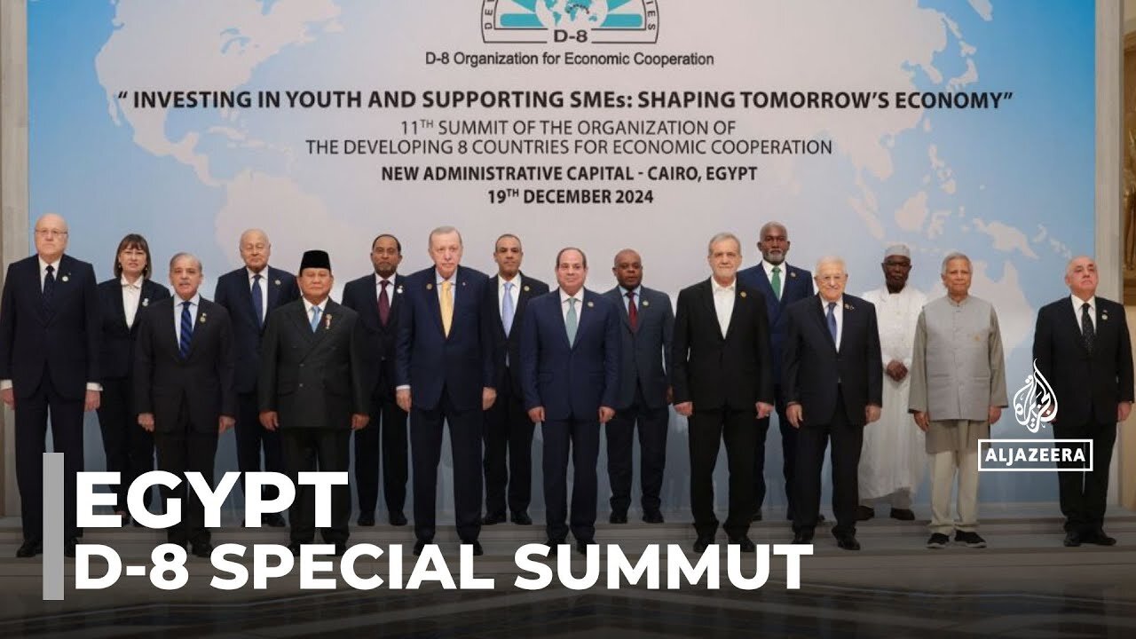 Egypt hosts Iranian and Turkish leaders for D-8 summit