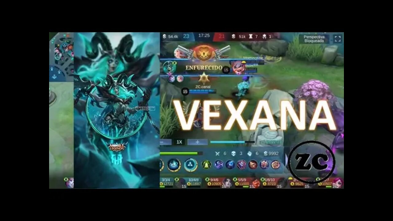 ML - Gameplay Vexana - ficarei com saudades da antiga vexana - ZC