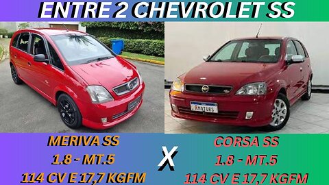 ENTRE 2 CARROS - GM MERIVA SS X GM CORSA SS - IDEAL PARA FAZER UM PROJETO, NÃO SAI CARO PRA FAZER.