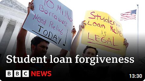 US Supreme Court strikes down President Biden student loan forgiveness plan - BBC News