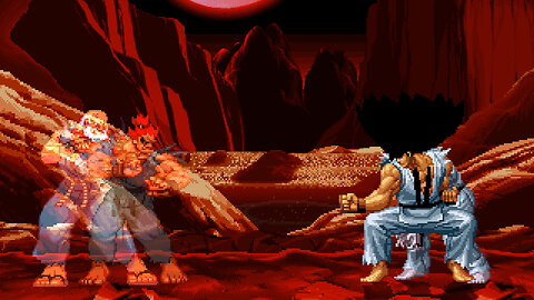 MUGEN - Soul Akuma & Soul Gouken vs. Qi-Hao-Long & InfernoWalker-Ken - Download