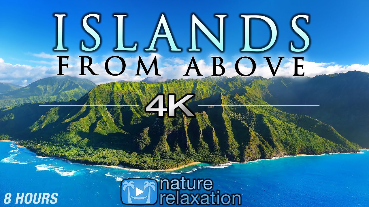 Discover Paradise: Most Beautiful Island Drone Aerial View in 4K