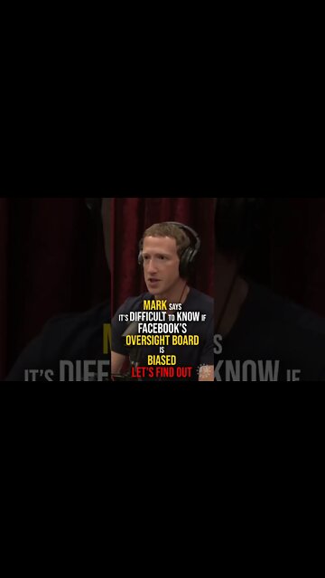 The Biased Facebook Oversight Board