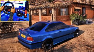 FORZA HORIZON 5 Steering Wheel G29 GAMEPLAY - BMW M3 1997