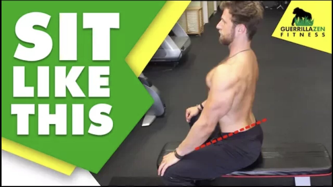 Anterior Pelvic Tilt Sitting Position | SIT LIKE THIS!