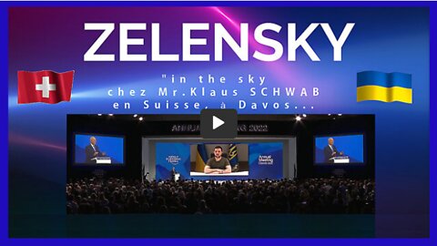 UKRAINE. ZELENSKY l'invité de Klaus SCHWAB à DAVOS met ses p